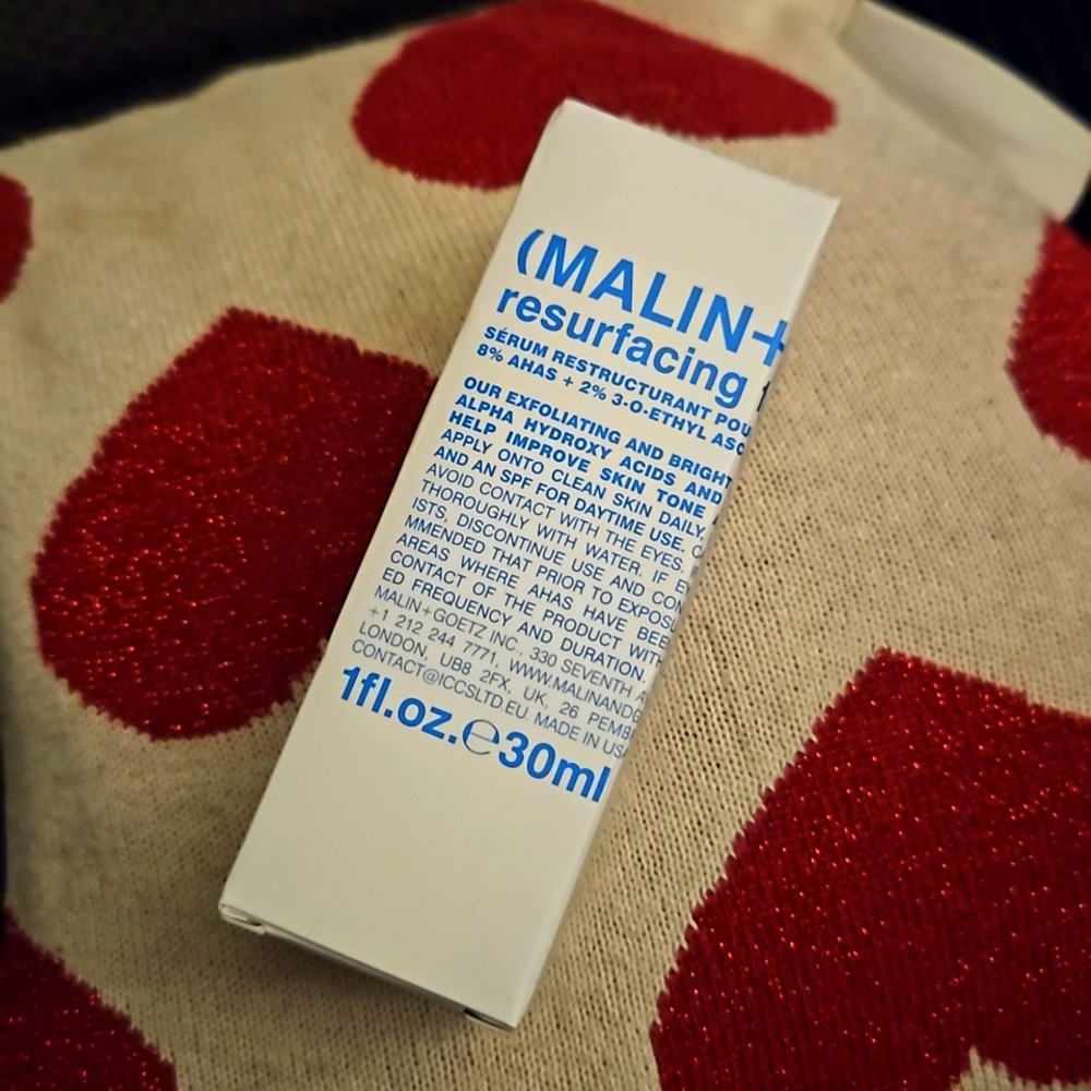 Malin + goetz resurfacing face serum